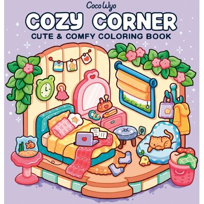 Coco Wyo Cozy spaces coloring- cozy corner - - kleurboek voor volwassenen en kinderen Coco Wyo Cozy spaces coloring- cozy corner - - kleurboek voor volwassenen en kinderen