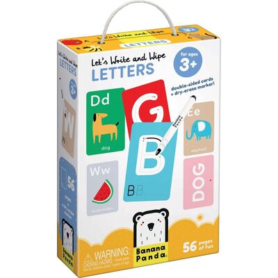 Banana Panda laten we letters schrijven en wissen - educatief speelgoed 3+ Multi Kleuren Banana Panda laten we letters schrijven en wissen - educatief speelgoed 3+ Multi Kleuren