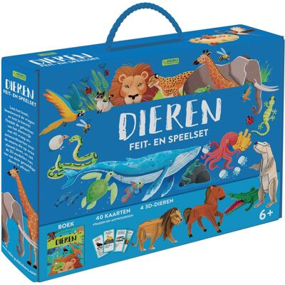 Rebo Dieren - feit- en speelset Multi kleuren Rebo Dieren - feit- en speelset Multi kleuren