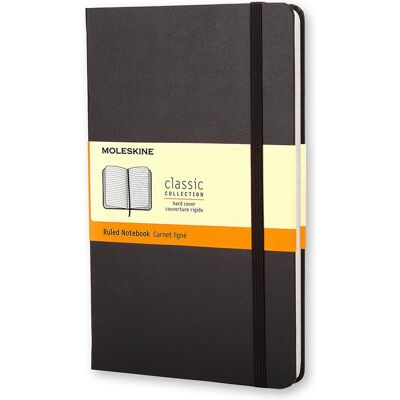 Moleskine classic notitieboek - pocket - hardcover - gelinieerd - zwart Moleskine classic notitieboek - pocket - hardcover - gelinieerd - zwart