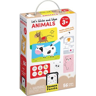 Banana Panda laten we dieren tekenen en wissen 3+ Multi Kleuren Banana Panda laten we dieren tekenen en wissen 3+ Multi Kleuren