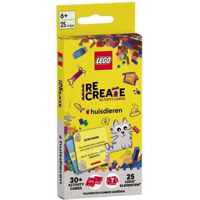 Lego recreate activity cards: huisdieren Multi kleuren Lego recreate activity cards: huisdieren Multi kleuren