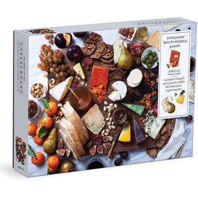 ART Of The Cheeseboard 1000 Piece Multi-puzzle Puzzle ART Of The Cheeseboard 1000 Piece Multi-puzzle Puzzle