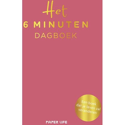 Spectrum Het 6 minuten dagboek - roze Spectrum Het 6 minuten dagboek - roze