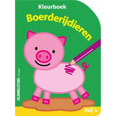 De Ballon Ballon kleurboek boerderijdieren De Ballon Ballon kleurboek boerderijdieren
