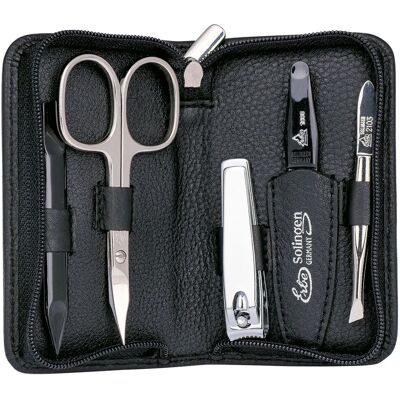 ERBE Siena Manicure Koffer - Rits, Leer, 65x100mm ERBE Siena Manicure Koffer - Rits, Leer, 65x100mm