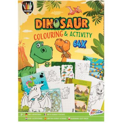 Creative Craft Group Kleur- en activiteitenboek dino, 64pag. Creative Craft Group Kleur- en activiteitenboek dino, 64pag.