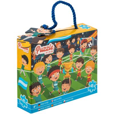 Creative Craft Group Legpuzzel voetbal, 45st. Multi kleuren Creative Craft Group Legpuzzel voetbal, 45st. Multi kleuren