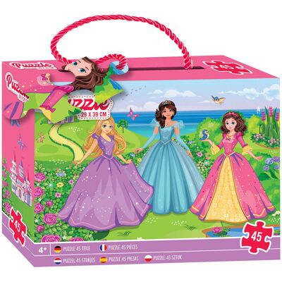 Creative Craft Group Legpuzzel prinses, 45st. Multi kleuren Creative Craft Group Legpuzzel prinses, 45st. Multi kleuren