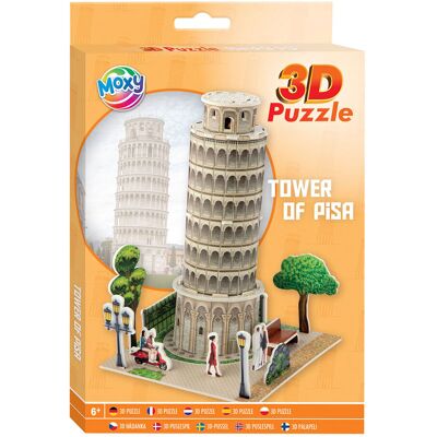 Creative Craft Group 3d foam puzzel toren van pisa Multi kleuren Creative Craft Group 3d foam puzzel toren van pisa Multi kleuren