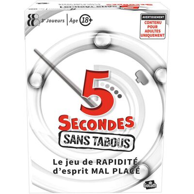 Goliath Games Goliath 5 seconds gezelschapsspel uncensored - franstalig Multi kleuren Goliath Games Goliath 5 seconds gezelschapsspel uncensored - franstalig Multi kleuren