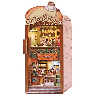 Graine Creative Graine 3d scene cosy coffee book nook modelbouwpakket Multi kleuren Graine Creative Graine 3d scene cosy coffee book nook modelbouwpakket Multi kleuren
