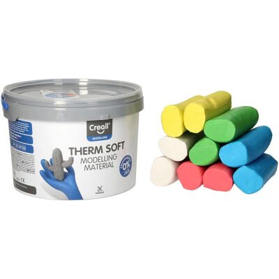 Creall Therm Soft 2000g Modellering Klei - Assortiment Kleuren Creall Therm Soft 2000g Modellering Klei - Assortiment Kleuren