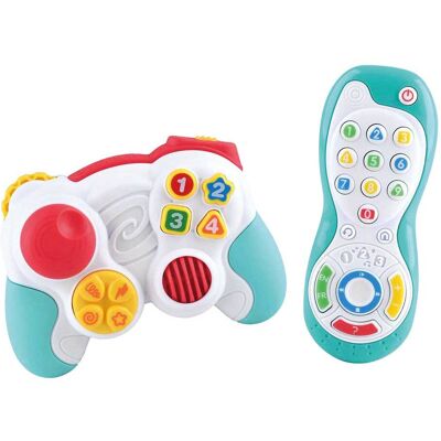 Playgo afstandbedieningen - 2dlg. Multi kleuren Playgo afstandbedieningen - 2dlg. Multi kleuren