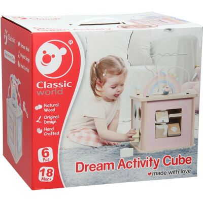 Classic World houten activiteitenkubus Classic World houten activiteitenkubus