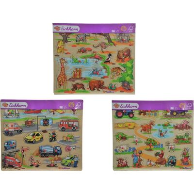 Eichhorn Puzzle - Educatief vormpuzzel - 40x35cm - Puzzel Eichhorn Puzzle - Educatief vormpuzzel - 40x35cm - Puzzel