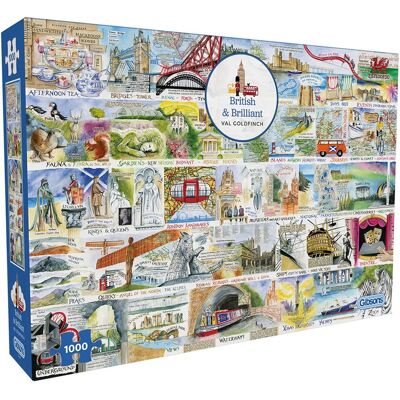 Gibsons - british & briljant (door val goldfinch) - 1000 stukjes 68×49cm (b×h) - legpuzzel voor volwassenen Gibsons - british & briljant (door val goldfinch) - 1000 stukjes 68×49cm (b×h) - legpuzzel voor volwassenen
