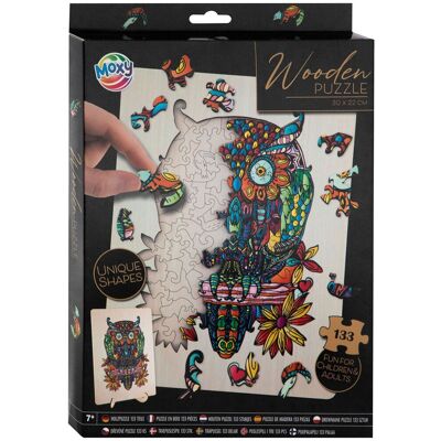 Creative Craft Group Moxy Houten Uil Puzzel 133 Stukjes - Puzzel Creative Craft Group Moxy Houten Uil Puzzel 133 Stukjes - Puzzel