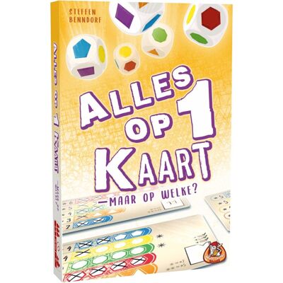 White Goblin Games - alles op 1 kaart - dobbelspel - 2 tot 4 spelers - eenvoudige regels - vlot spelverloop - vanaf 8 jaar Multi kleuren White Goblin Games - alles op 1 kaart - dobbelspel - 2 tot 4 spelers - eenvoudige regels - vlot spelverloop - vanaf 8 jaar Multi kleuren