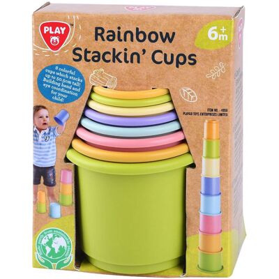 Playgo stapelblokken kleur - 8dlg. Multi kleuren Playgo stapelblokken kleur - 8dlg. Multi kleuren