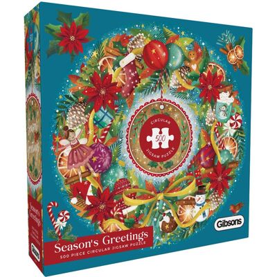 Gibsons - farmer christmas (door marcello corti) - 500xl stukjes 49×49cm (b×h) - legpuzzel voor volwassenen Gibsons - farmer christmas (door marcello corti) - 500xl stukjes 49×49cm (b×h) - legpuzzel voor volwassenen