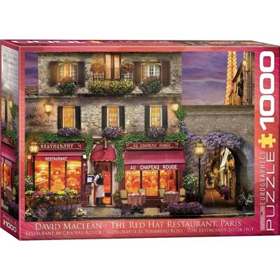 Eurographics Het Rode Hoed Restaurant Puzzel - 1000 Stukjes Eurographics Het Rode Hoed Restaurant Puzzel - 1000 Stukjes