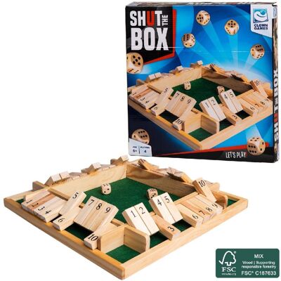 Clown Games - shut the box - fsc goedgekeurd Clown Games - shut the box - fsc goedgekeurd