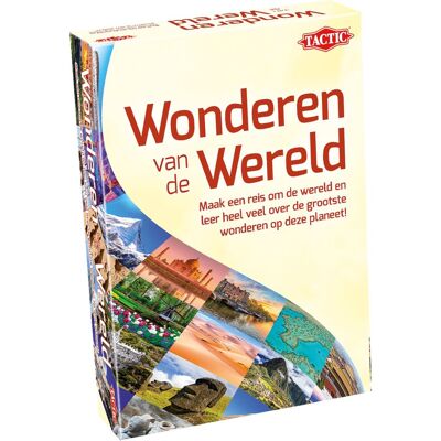 Tactic wonderen van de wereld - educatief spel - leer de wereldwonderen - 195 kaarten - 6 speelborden met werelddelen Tactic wonderen van de wereld - educatief spel - leer de wereldwonderen - 195 kaarten - 6 speelborden met werelddelen