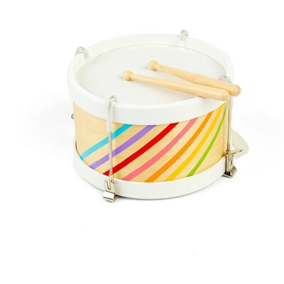 Bigjigs Houten Drum Meerkleuren - Muziekinstrument Bigjigs Houten Drum Meerkleuren - Muziekinstrument