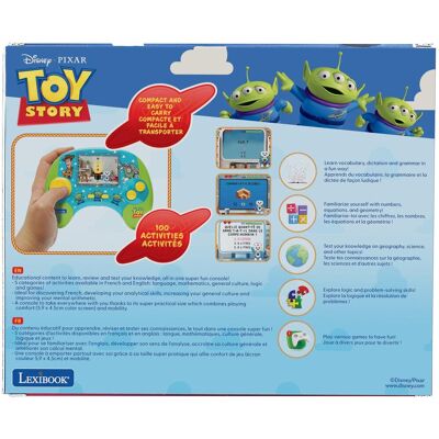 Lexibook Stroom console® speelgoed story educatieve draagbare tweetalige pratende console met 100 activiteiten en 2,8" kleuren lcd-scherm in het frans en engels Lexibook Stroom console® speelgoed story educatieve draagbare tweetalige pratende console met 100 activiteiten en 2,8" kleuren lcd-scherm in het frans en engels