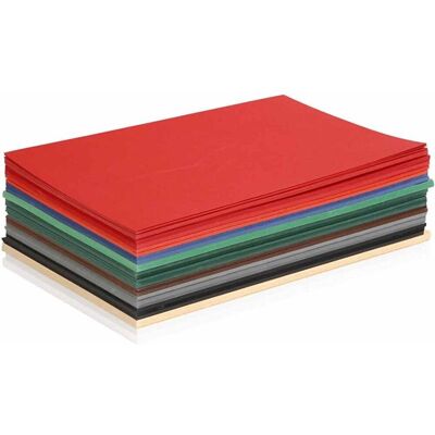Colortime Kerstkaart Papier - A5 180g Assorted Kleuren - 300 Vellen Colortime Kerstkaart Papier - A5 180g Assorted Kleuren - 300 Vellen