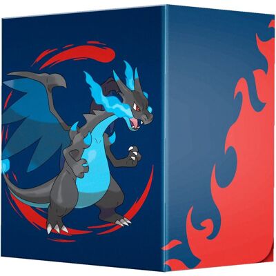 Ultra Pro pokemon mega charizard x - deck box - voor 100+ kaarten met sleeves Ultra Pro pokemon mega charizard x - deck box - voor 100+ kaarten met sleeves