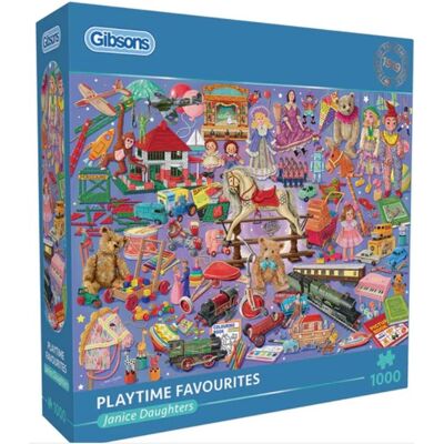 Gibsons - playtime favourites (door janice daughters) - 1000 stukjes 68×49cm (b×h) - legpuzzel voor volwassenen Gibsons - playtime favourites (door janice daughters) - 1000 stukjes 68×49cm (b×h) - legpuzzel voor volwassenen