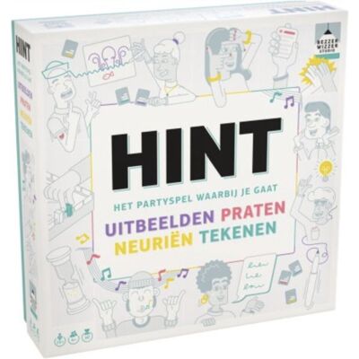 Asmodee partyspel bordspel hint - creatief raden en tekenen. Asmodee partyspel bordspel hint - creatief raden en tekenen.
