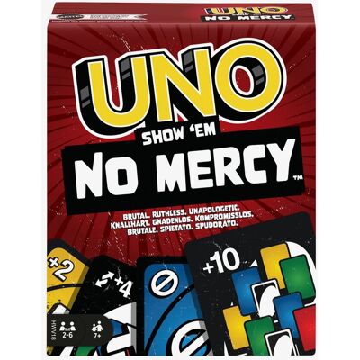 Mattel Games uno toon geen genade - uno no mercy - kaartspel Mattel Games uno toon geen genade - uno no mercy - kaartspel