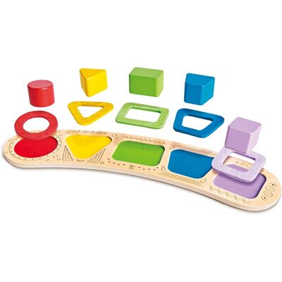 Hape houten peuter puzzel vormen - educatief speelgoed. Hape houten peuter puzzel vormen - educatief speelgoed.