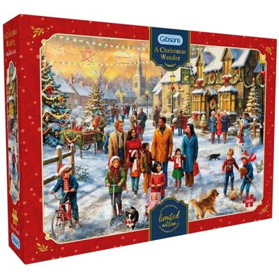 Gibsons A christmas wander puzzel 1000 stukjes Gibsons A christmas wander puzzel 1000 stukjes