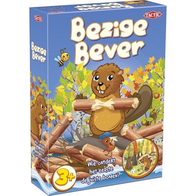 Tactic bezige bever - bordspel - geheugenspel met bouwen - spelenderwijs leren - familiespel - 2 tot 4 spelers - vanaf 3 jaar Tactic bezige bever - bordspel - geheugenspel met bouwen - spelenderwijs leren - familiespel - 2 tot 4 spelers - vanaf 3 jaar