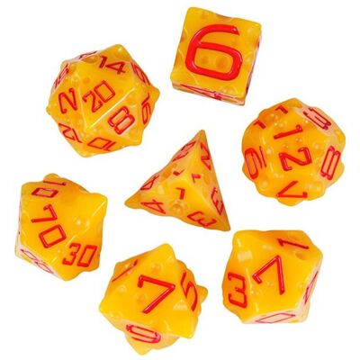 HOT Games dobbelstenen set kunststof 7-delig voor spelplezier. HOT Games dobbelstenen set kunststof 7-delig voor spelplezier.