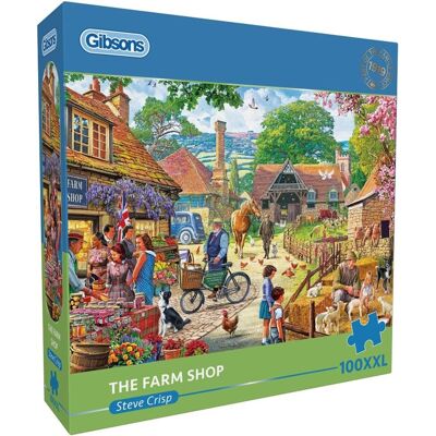 Gibsons legpuzzel the farm shop 100xxl stukjes kleurrijk speelgoed. Gibsons legpuzzel the farm shop 100xxl stukjes kleurrijk speelgoed.