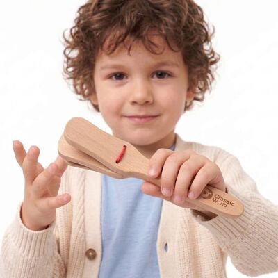 Classic World - muziekinstrument - castagnetten - kinderen Classic World - muziekinstrument - castagnetten - kinderen