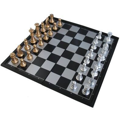 HOT Games schaakcas. zwkunst.magn.24x12x4cm.. HOT Games schaakcas. zwkunst.magn.24x12x4cm..