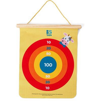 BS Toys magnetisch dartspel - dartspel - magnetisch - dubbelzijdig - tweezijdig - geschikt vanaf 3 jaar BS Toys magnetisch dartspel - dartspel - magnetisch - dubbelzijdig - tweezijdig - geschikt vanaf 3 jaar