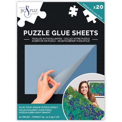Jig&Puzz Puzzel Lijmvelletjes - 3000 Stukjes Jig&Puzz Puzzel Lijmvelletjes - 3000 Stukjes
