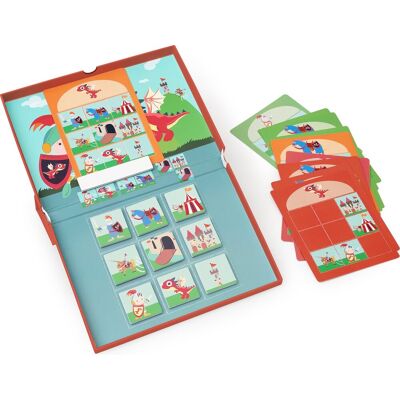 Scratch logicaspel - ridders and draken - 25.5x38x2cm - magnetisch - 5 jaar Scratch logicaspel - ridders and draken - 25.5x38x2cm - magnetisch - 5 jaar