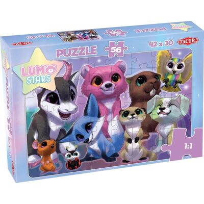 Tactic Lumo stars puzzel buddies - 56 stukjes Tactic Lumo stars puzzel buddies - 56 stukjes