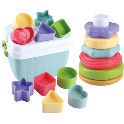 Biobased stapel speelgoed - Set voor kinderen 12+ maanden Biobased stapel speelgoed - Set voor kinderen 12+ maanden