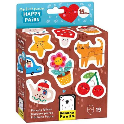 Banana Panda puzzel speelgoed - mijn eerste puzzels blije dubbels 19st. Banana Panda puzzel speelgoed - mijn eerste puzzels blije dubbels 19st.