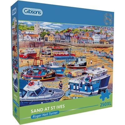 Gibsons - zand bij st ives ("sand at st.ives") - roger neil turner - 250xl stukjes - 48×34cm - legpuzzels voor volwassenen Gibsons - zand bij st ives ("sand at st.ives") - roger neil turner - 250xl stukjes - 48×34cm - legpuzzels voor volwassenen