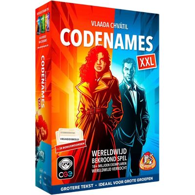 White Goblin Games codenames xxl partyspel - extra groot bordspel. Multi kleuren White Goblin Games codenames xxl partyspel - extra groot bordspel. Multi kleuren